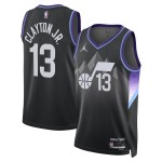 Maillot NBA Utah Jazz Walter Clayton JR Jordan 2025-26 Statement Edition Noir Swingman - Homme